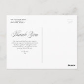 Gold Foil Confetti Stippen Bedankt Briefkaart (Achterkant)