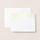 Gold Foil Confetti Stippen De beste zuster op zond Folie Kaarten (Met envelop)