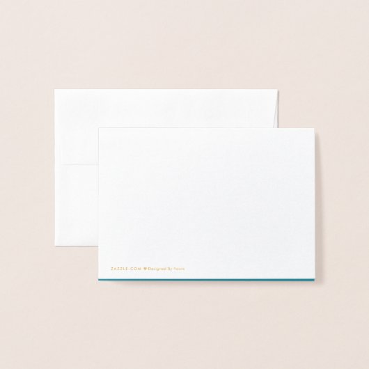 Gold Foil Crown Mini Kaart - Hartelijk dank (Met envelop)