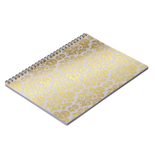 Gold Foil Damask Notitieboek (Linkerzijde)