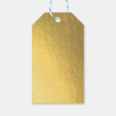 Gold Foil Deer Gift Labels | Kerstmis Cadeaulabel (Achterkant)