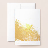 Gold Foil Dragonfly bruiloft uitnodiging (Met envelop)