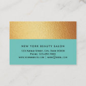 Gold Foil Dragonfly - Loyalty Kaart (Achterkant)
