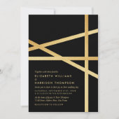 Gold Foil-effect Geometrische stijlbinding Kaart (Voorkant)