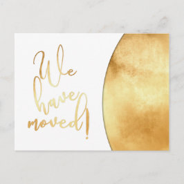 Gold Foil Effect, "We hebben bewogen" Aankondiging