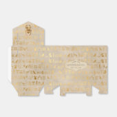 Gold Foil Egyptian Thmed Party Bedankdoosjes (Uitgevouwen)