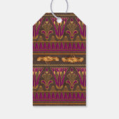 Gold Foil Egyptian Thmed Party Cadeaulabel (Achterkant)