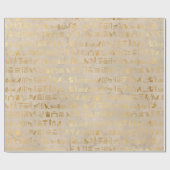 Gold Foil Egyptian Thmed Party Cadeaupapier (Vlak)