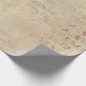 Gold Foil Egyptian Thmed Party Cadeaupapier (Hoek)