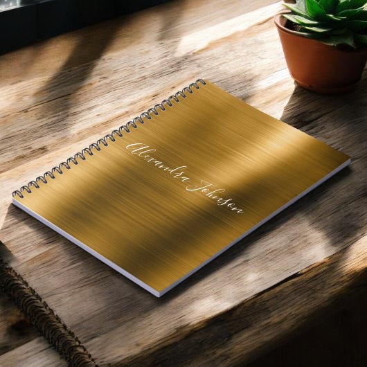 Gold Foil Elegant Modern Luxury Notitieboek