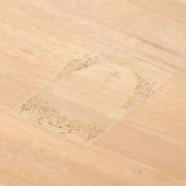 Gold Foil Elegant Ornate Victorian Wedding Acryl Uitnodigingen (Laagn)