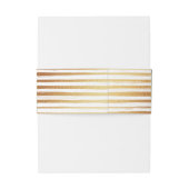 Gold Foil en Green Palm Leaf Beach Weddenschap Uitnodigingen Wikkel (Achterkant Voorbeeld)