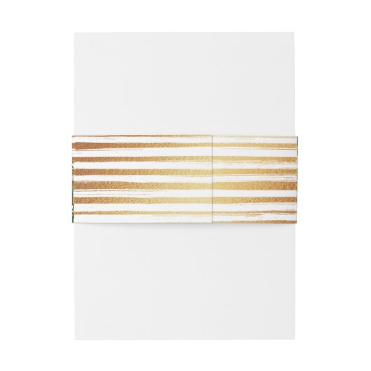 Gold Foil en Green Palm Leaf Beach Weddenschap Uitnodigingen Wikkel (Achterkant Voorbeeld)