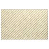 Gold Foil en White Diagonal Stripes Pattern Stof (Fat Quarter)