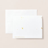 Gold Foil  Festive Happy Kerstmis Kaart (Met envelop)