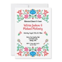 Gold Foil Floral Mexican Fiesta repesal Dinner