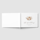 Gold Foil Floral Wedding Guest Book Gastenboek (Volledig)