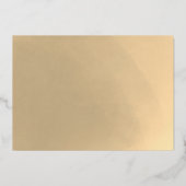 Gold Foil Foto PhD Afstuderen Hartelijk dank Folie Uitnodiging (Achterkant)