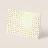 Gold Foil Geometric Painted Pattern Folie Kaarten (Voorkant)