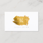 Gold Foil gestructureerd Blush Brusty Consultant Visitekaartje (Voorkant)