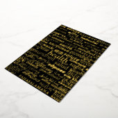 Gold Foil Get Well Kaart - Wees gezond (Gedraaid)