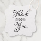 Gold Foil Gift Labels - Hartelijk dank (Achterkant)