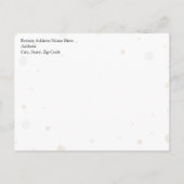 Gold Foil Glitter Confetti Gradution Party Custom Aankondigingskaart (Achterkant)