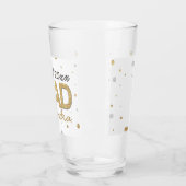 Gold Foil Glitter Confetti Gradution Party Custom Glas (Links)