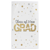 Gold Foil Glitter Confetti Gradution Party Custom Klein Cadeauzakje (Achterkant)