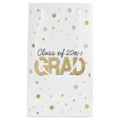Gold Foil Glitter Confetti Gradution Party Custom Klein Cadeauzakje (Voorkant)