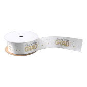 Gold Foil Glitter Confetti Gradution Party Custom Satijnen Lint (Spoel)