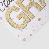 Gold Foil Glitter Confetti Gradution Party Custom Tissuepapier (Detail)