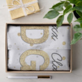 Gold Foil Glitter Confetti Gradution Party Custom Tissuepapier (Geschenk)