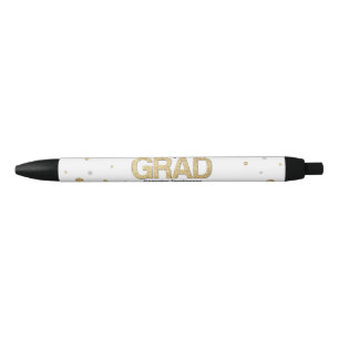 Gold Foil Glitter Confetti Gradution Party Custom Zwarte Inkt Pen