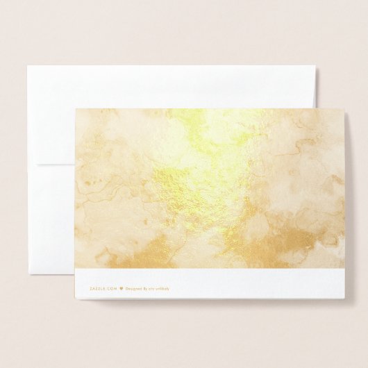 Gold Foil Happy Birthday kaart (Met envelop)