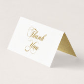 Gold Foil Hartelijk dank Kaart (Voorkant)