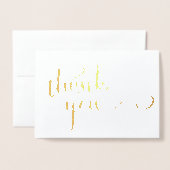 Gold Foil - Hartelijk dank - Kaart (Voorkant met envelop)