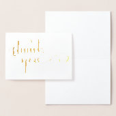 Gold Foil - Hartelijk dank - Kaart (Display)