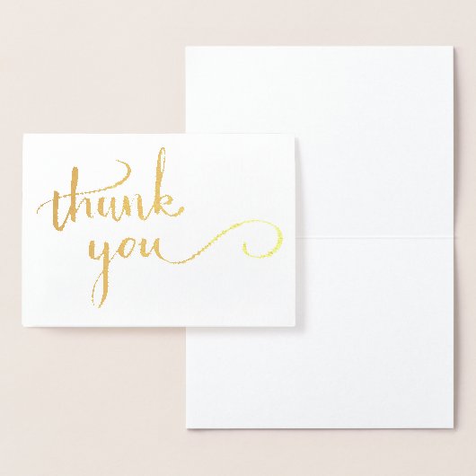 Gold Foil - Hartelijk dank - Kaart (Display)