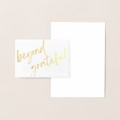 Gold Foil - Hartelijk dank - Kaart (Display)