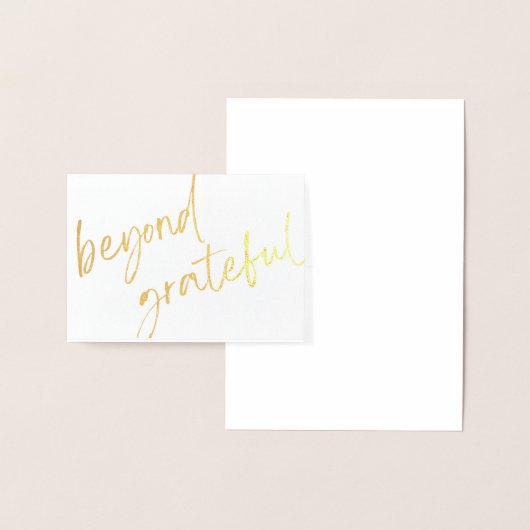 Gold Foil - Hartelijk dank - Kaart (Display)