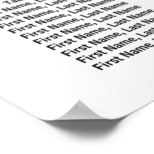 Gold Foil Heart 12-tafel bruiloft Poster (Hoek)