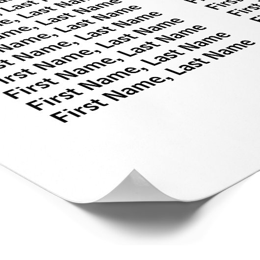 Gold Foil Heart 15-tafel bruiloft Poster (Hoek)