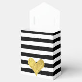 Gold Foil Heart Bedankdoosjes (Geopend)