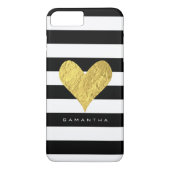 Gold Foil Heart Case-Mate iPhone Case (Achterkant)