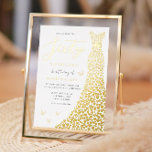 Gold Foil Heart Gown 60th Birthday Party Real Folie Uitnodiging<br><div class="desc">Gold Foil Heart gaat 60e verjaardag Echte Folie Uitnodiging 60 jaar en breed Bekijk andere uitnodigingen in onze niche en nestwinkel</div>