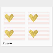 Gold Foil Heart Stickers (Vel)