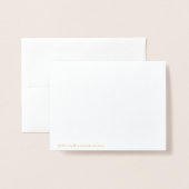 Gold Foil Heart WreatValentijnsdag Kaart (Met envelop)