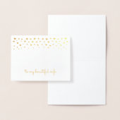 Gold Foil Heart WreatValentijnsdag Kaart (Display)