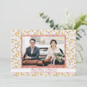 Gold Foil Holly Merry gevarieerd kerstfoto Feestdagenkaart (Staand voorkant)